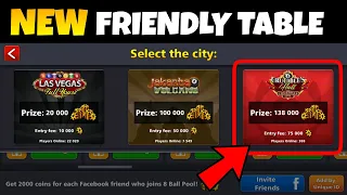 *NEW* Friendly Table Added in 8 Ball Pool