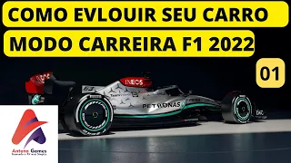 F1 2022, (01) COMO EVOLUIR SEU CARRO NO MODO CARREIRA. NOVA SÉRIE.