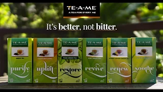 TE-A-ME Green teas - Better, Not Bitter