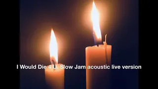 Prince - I Would Die 4 U, Slow Jam acoustic live version