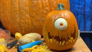 Pumpkin carving with sculptor Ray Villafane