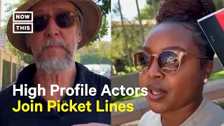 Kevin Bacon, Quinta Brunson, & 'Succession' Stars Join Striking Writers & Actors