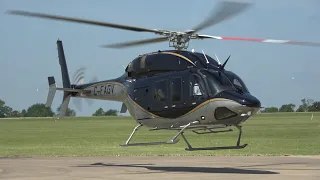 BELL 429 C-FAGV DEMO AIRCRAFT FOR BELL AT AERO EXPO 2023 RETURNING AFTER DEMO 8-6-2023