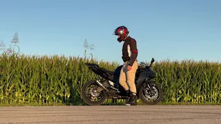 2024 ZX6R with SC project CRT slip on (Mostly sound)