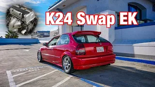 Swapping A K24 into a Civic Hatchback