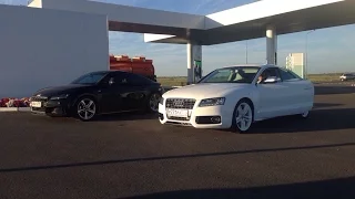 Audi S5 365 л.с vs ВАЗ 21099 турбо