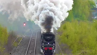 Tangmere ERUPTS Out Of Carlisle, DOUBLE Headed CLASS 47/86 And A GLIMPSE Of 34016 BODMIN! | 27/4/24.