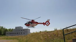 🚒🚁🚨[Christoph60 landet an der Station Suhl]🚨🚁🚒 @DRFLuftrettungTV @SMT