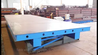 Precast tilting table for concrete wall panel. PC stationary table.