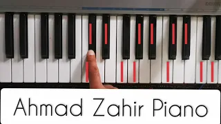 Ahmad Zahir Piano -  Ay Dil Ay Dil - Afghan Piano Tutorial آموزش پیانو