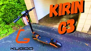 Kugoo Kirin G3 Electric Scooter Five Mile Test Ride #escooter