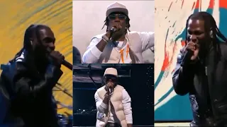 Burna boy and Rema performance at the NBA All stars halftime show