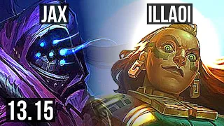 JAX vs ILLAOI (TOP) | Quadra, 1.9M mastery | EUW Master | 13.15