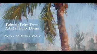 How to Paint a Palm Tree in Pastel