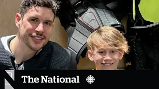 #TheMoment a teen got to meet his hero, Sidney Crosby 🏒