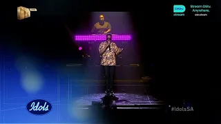 Thabo performs ‘Inde’ – Idols SA | S19 | Ep 16 | Mzansi Magic