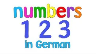 german numbers 1-10 for children