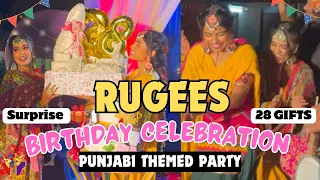 *Rugees* Birthday Celebration 🎉Full VLOG | 28 Surprise gifts🎁 Full masti|Dance|Nightout| gimaashi