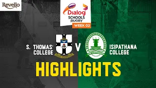 HIGHLIGHTS | S. Thomas' College vs Isipathana College - Dialog Schools Rugby League 2023