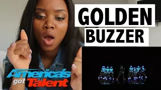 LIGHT BALANCE: DANCERS LIGHT UP THE STAGE - GOLDEN BUZZER - America's Got Talent 2017 - REACTION!