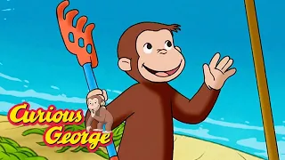 Curious George 🏖 George Goes to the Beach 🏖 Kids Cartoon 🐵  Kids Movies 🐵 Videos for Kids