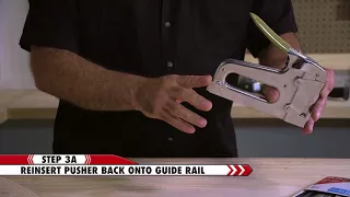 How to Load Arrow's T50PBN Staple Gun and Brad Nailer