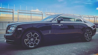 Rolls-Royce Wraith Black Badge raced on track