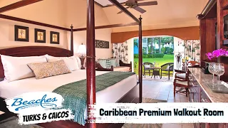 Caribbean Premium Walkout Room PD & PK | Beaches Turks & Caicos | Full Walkthrough Tour & Review 4K