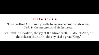 Psalm 48 sung by the church in Dallas 1970s