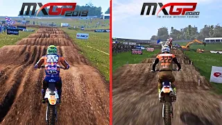 MXGP 2020 Vs MXGP 2019 Gameplay Graphics Comparison