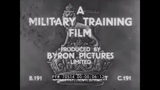 BRITISH ARMY 1930s TOMMY GUN, ANTI-TANK RIFLE, BREN & RIFLE TRAINING FILM  70514