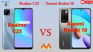 Realme C25 Vs Xiaomi Redmi 10