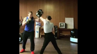 Татьяна Денисова боксирует