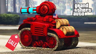 RC TANK Review & Best Customization GTA 5 Online Invade and Persuade Tank Indestructible ! MINITANK