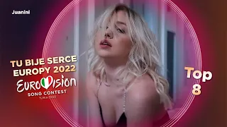 Eurovision 2022 | 🇵🇱Tu bije serce Europy 2022 - Top 8 (So Far)