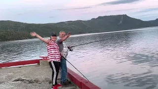 #рыбалкаокеан Рыбалка в Ньюфаундленде. Скумбрия. Macro fishing at Woody Point, Newfoundland