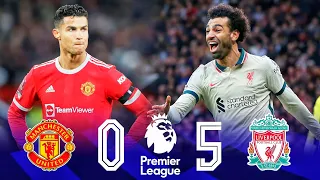 Liverpool (5-0) Manchester united 🔥😱 Amazing game - hat trick mo sala ⚡️🔥 premier league 2021 💥FHD