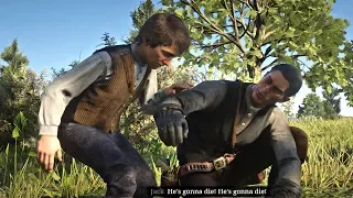 Red Dead Redemption 2 - John Marston Gives His Son Life Lesson & Go Fishing Together