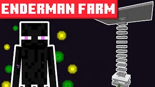 Enderman XP Farm Minecraft 1.20.4 - BEST DESIGN