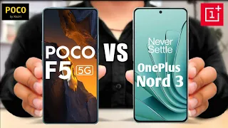 POCO F5 5G vs OnePlus Nord 3