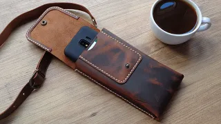 2 in 1 - How to Make Smartphone Neck Pouch and Phone Belt Holster