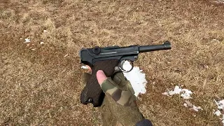 Luger P08 POV firing (Revisited in 4K)