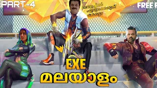 Free Fire Exe Malayalam | Funny montages 🤣| Part - 4