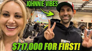 Day 2 of the WSOP $3k! Scariest BUBBLE ever! Poker Vlog