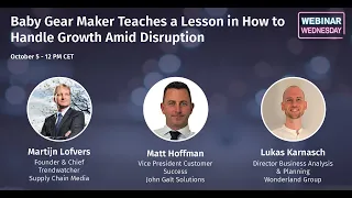 SCM Webinar Wednesday | How to Handle Growth Amid Disruption | Wonderland Group | John Galt Solution