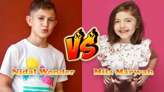 Nidal Wonder VS Mila Marwah Transformation 👑 From Baby To 2024