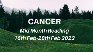 CANCER MID FEBRUARY 2022|OMG🤗🥳| Wish Fulfillment, New Beginnings|Expect fruitful Travel & Journey|DT