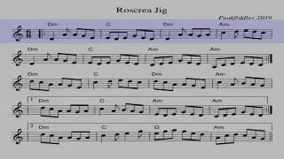 Irish Fiddle - Roscrea Jig - Backing Track