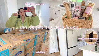 ASMR VLOG| ♥ Moving to our first home (empty house tour, packing, adulting)