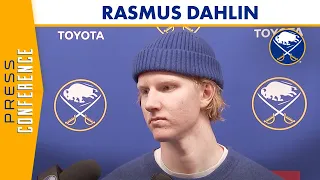 Rasmus Dahlin On Playing Toronto Maple Leafs | Buffalo Sabres